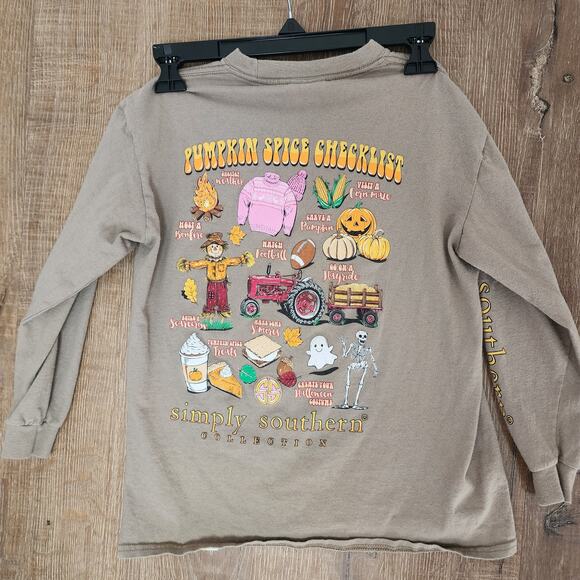Simply Southern Holiday Halloween / Christmas Long Sleeve Bundle | Youth Medium - Picture 9 of 13